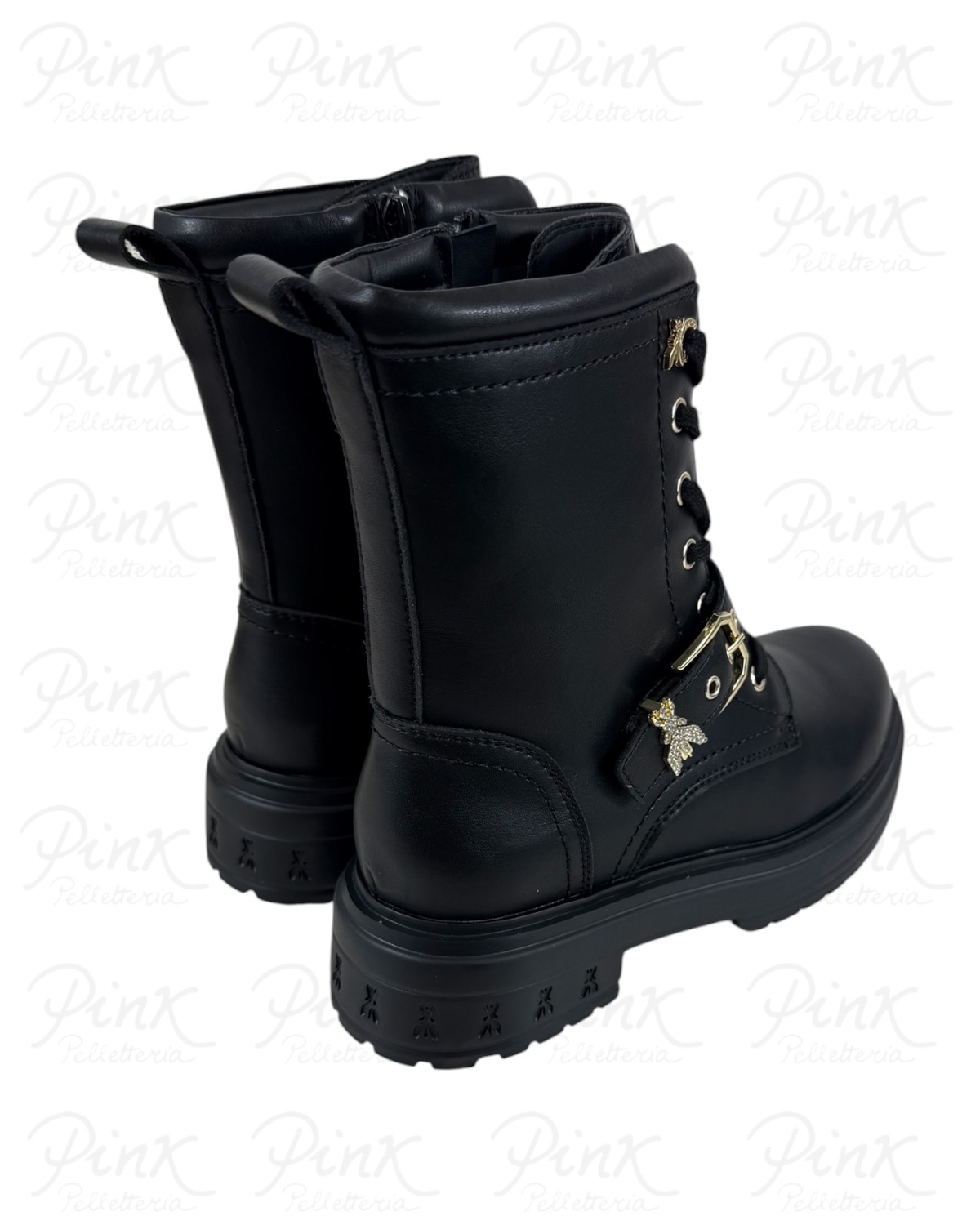 PATRIZIA PEPE Flyeva Anfibio Strass PJ456.31 Nero - immagine 4