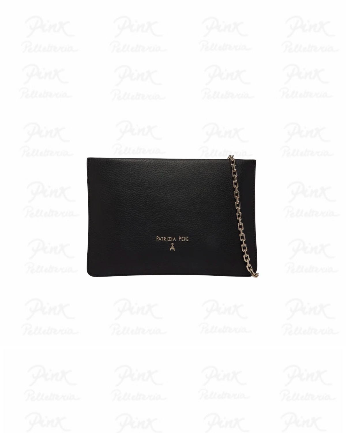 PATRIZIA PEPE Pochette in Pelle 8B0335 L001 K103 Nero
