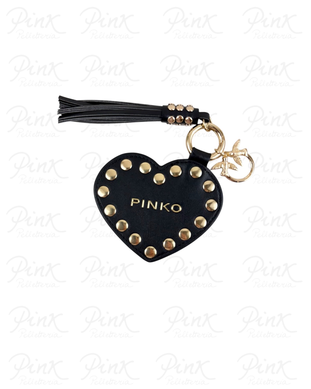 PINKO Heart Charms 107412-A31U-ZH2 Nero-Oro