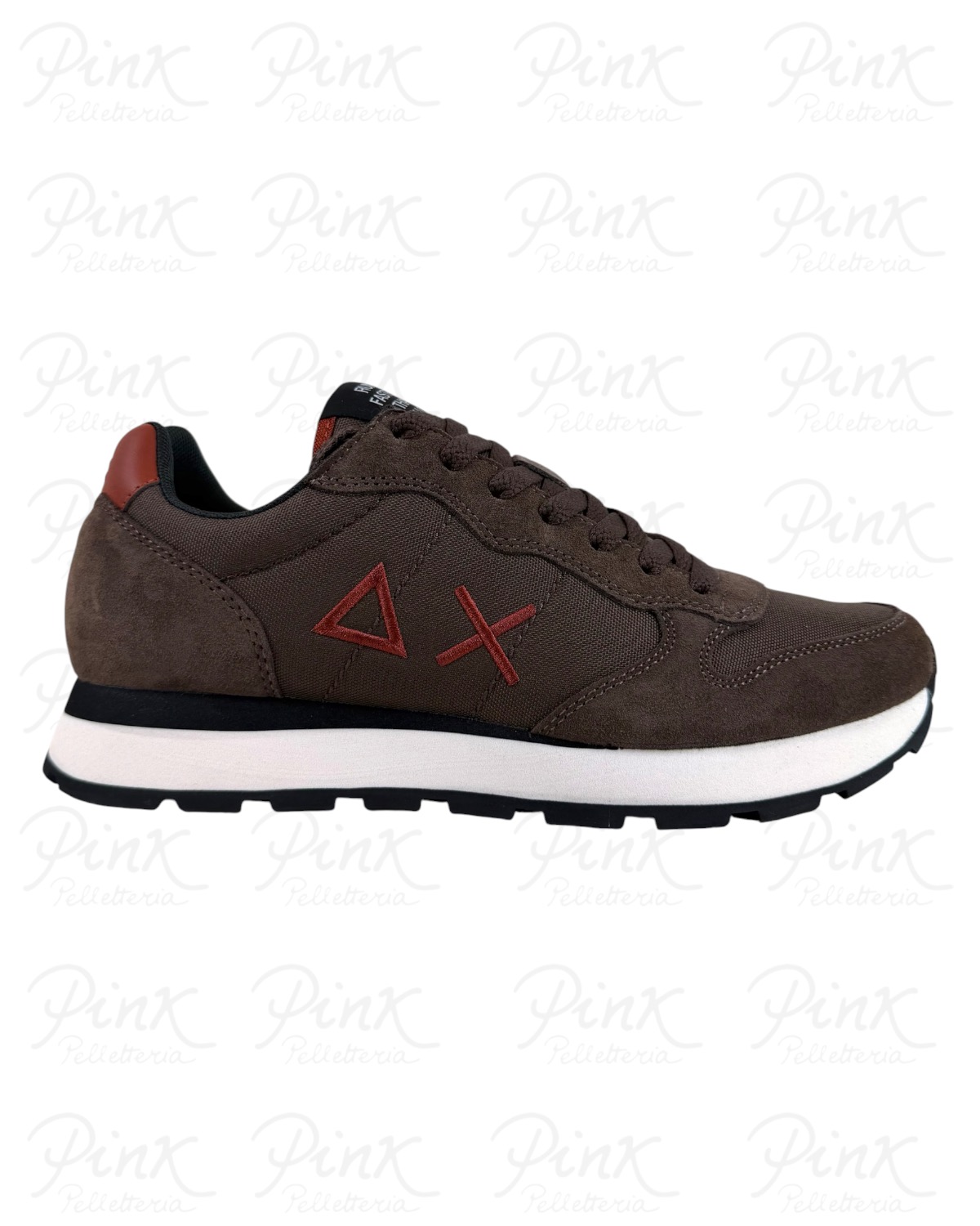 SUN68 Man Tom Solid Sneaker BZ46101 08 Marrone