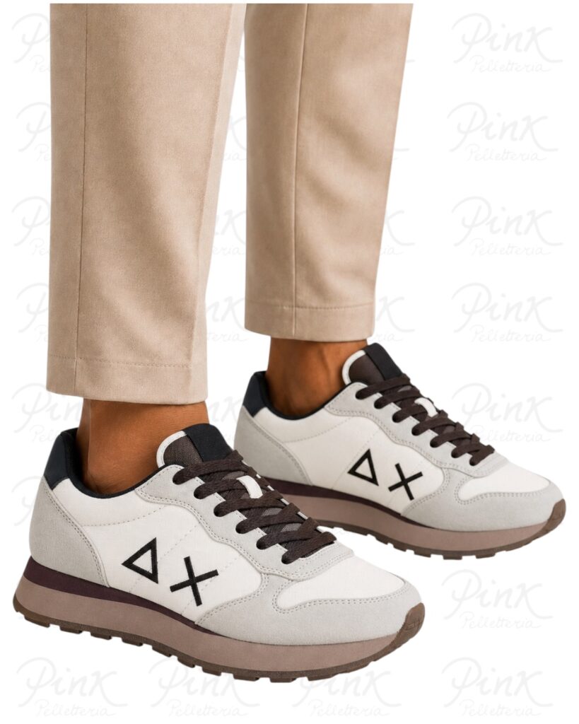 SUN68 Man Tom Solid Sneaker BZ46101 31 Bianco Panna