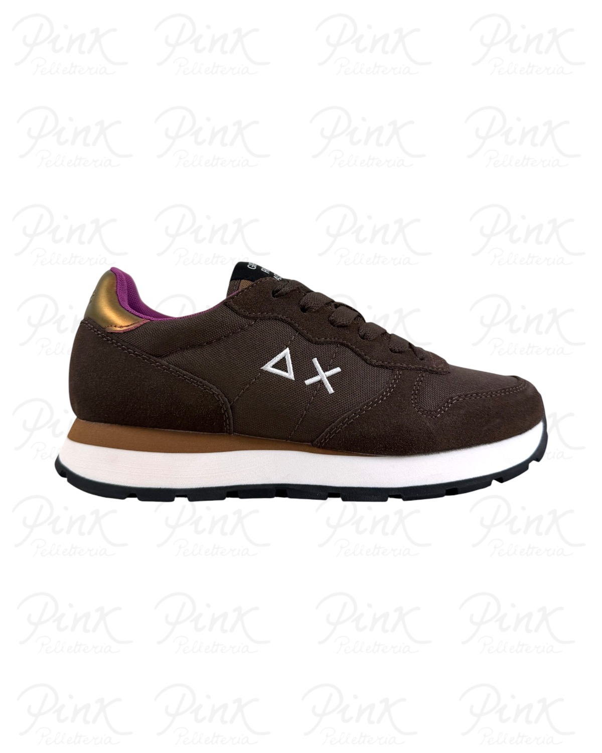 SUN68 Woman Ally Solid Sneaker BZ46201 08 Marrone