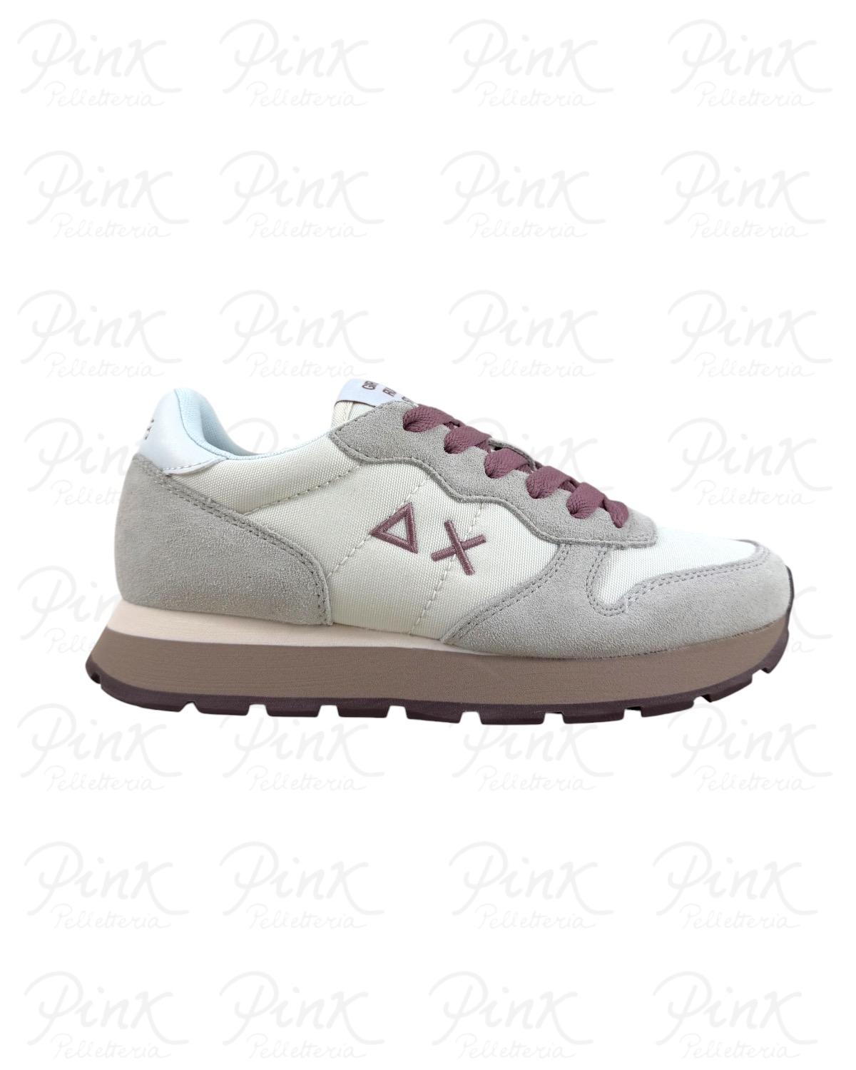 SUN68 Woman Ally Solid Sneaker BZ46201 31 Bianco Panna