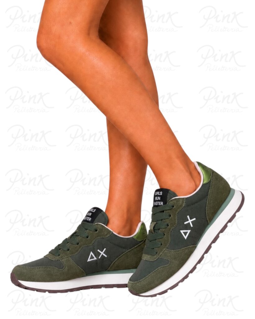 SUN68 Woman Ally Solid Sneaker BZ46201 74 Militare Scuro