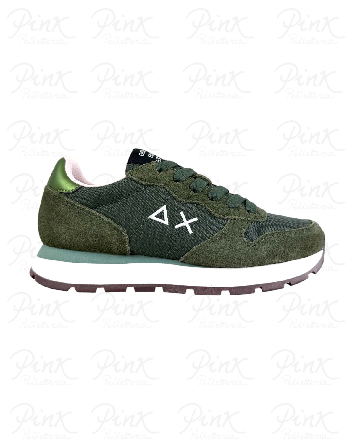 SUN68 Woman Ally Solid Sneaker BZ46201 74 Militare Scuro