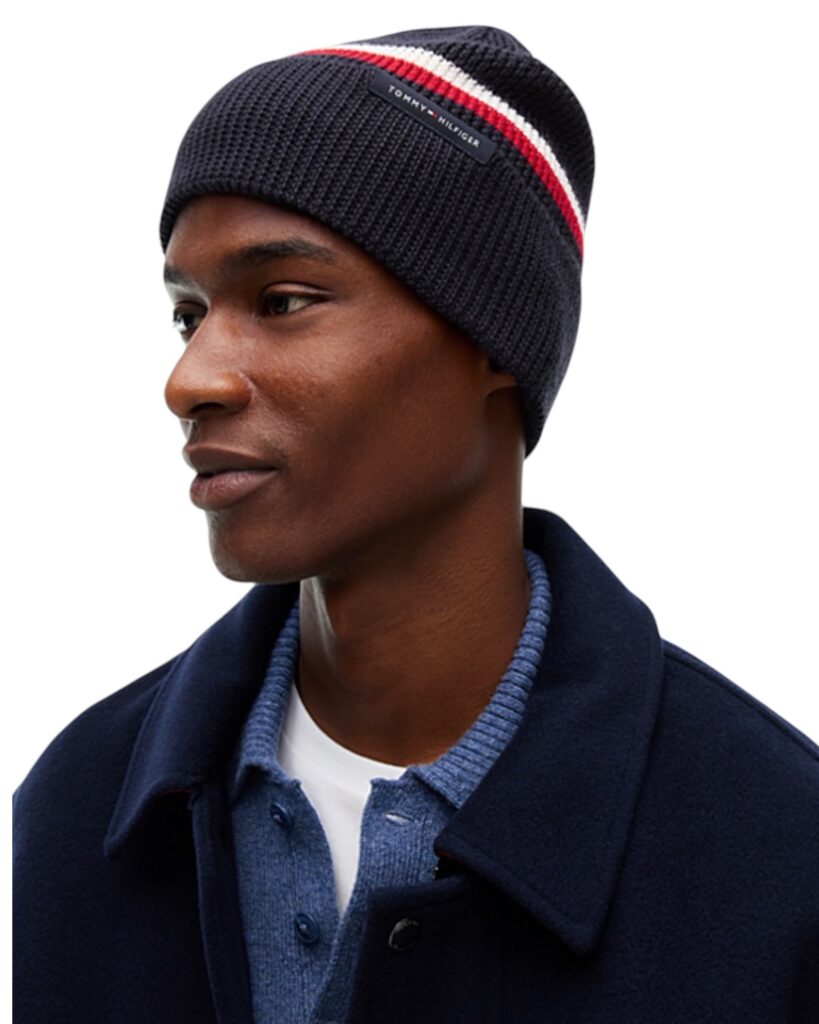TOMMY HILFIGER Man Th Rwb Beanie AM0AM14534-DW6 Blue