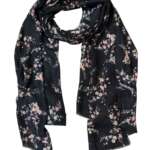 TWINSET Prints Scarf 262TA4370 13700 Black/Rose