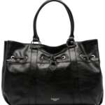 TWINSET Ruffle Bag 2 Manici 262TD8060 00006 Nero