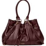 TWINSET Ruffle Bag Shopping 262TD8061 00020 Bordeaux