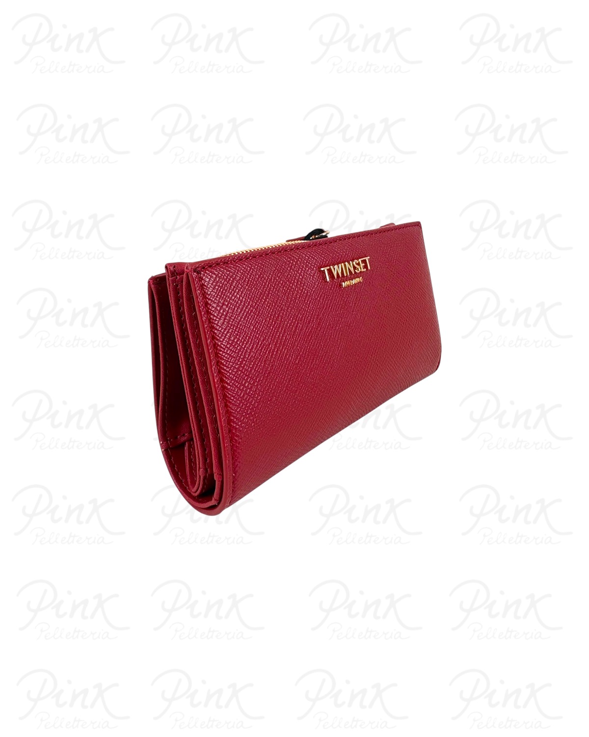 TWINSET Two Tone Portafoglio Medio 262TL8031 00740 Rosso Veneziano - immagine 3