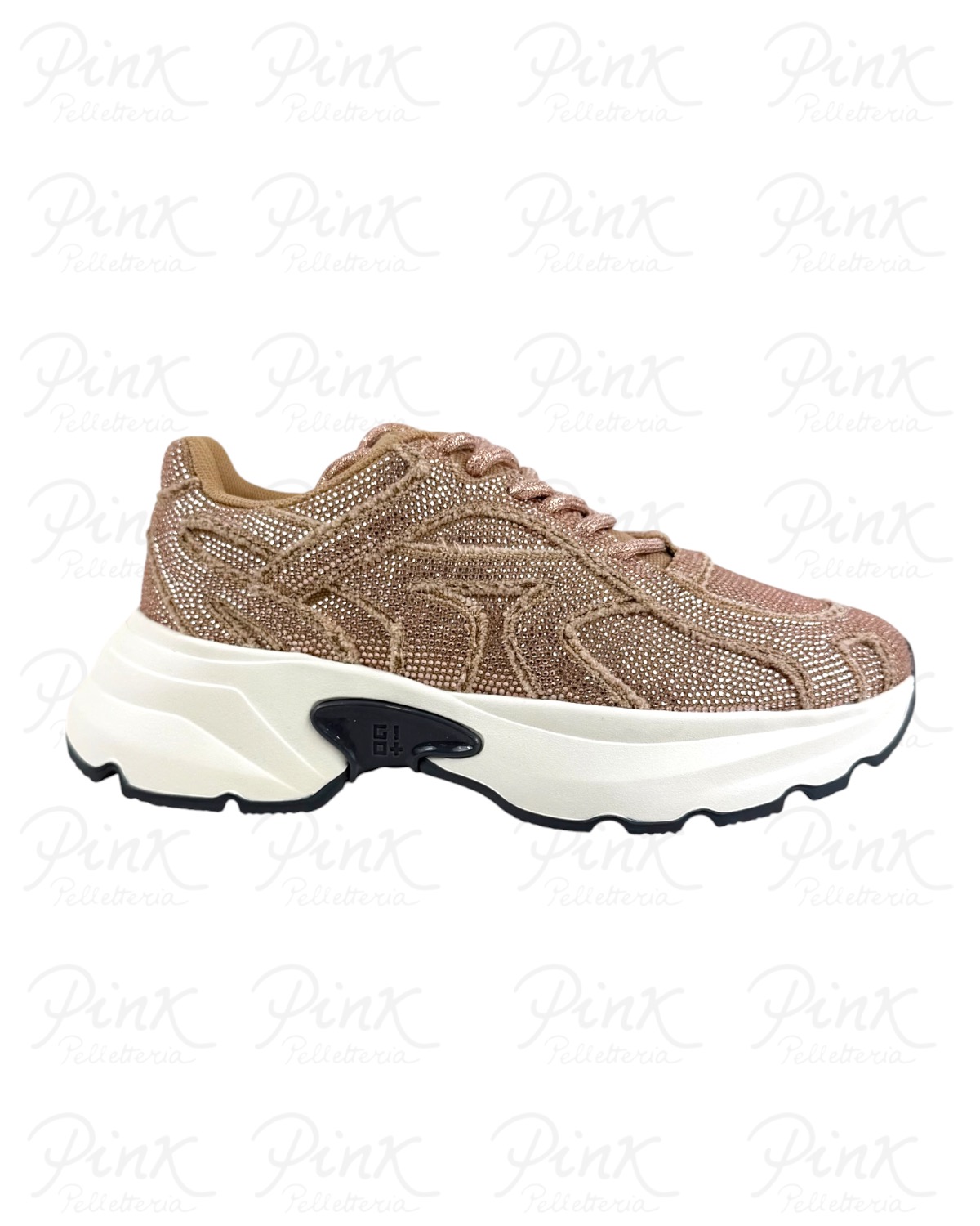 GIO+ Dalia Sneaker Woman Running Strass DALIA01 Rose'