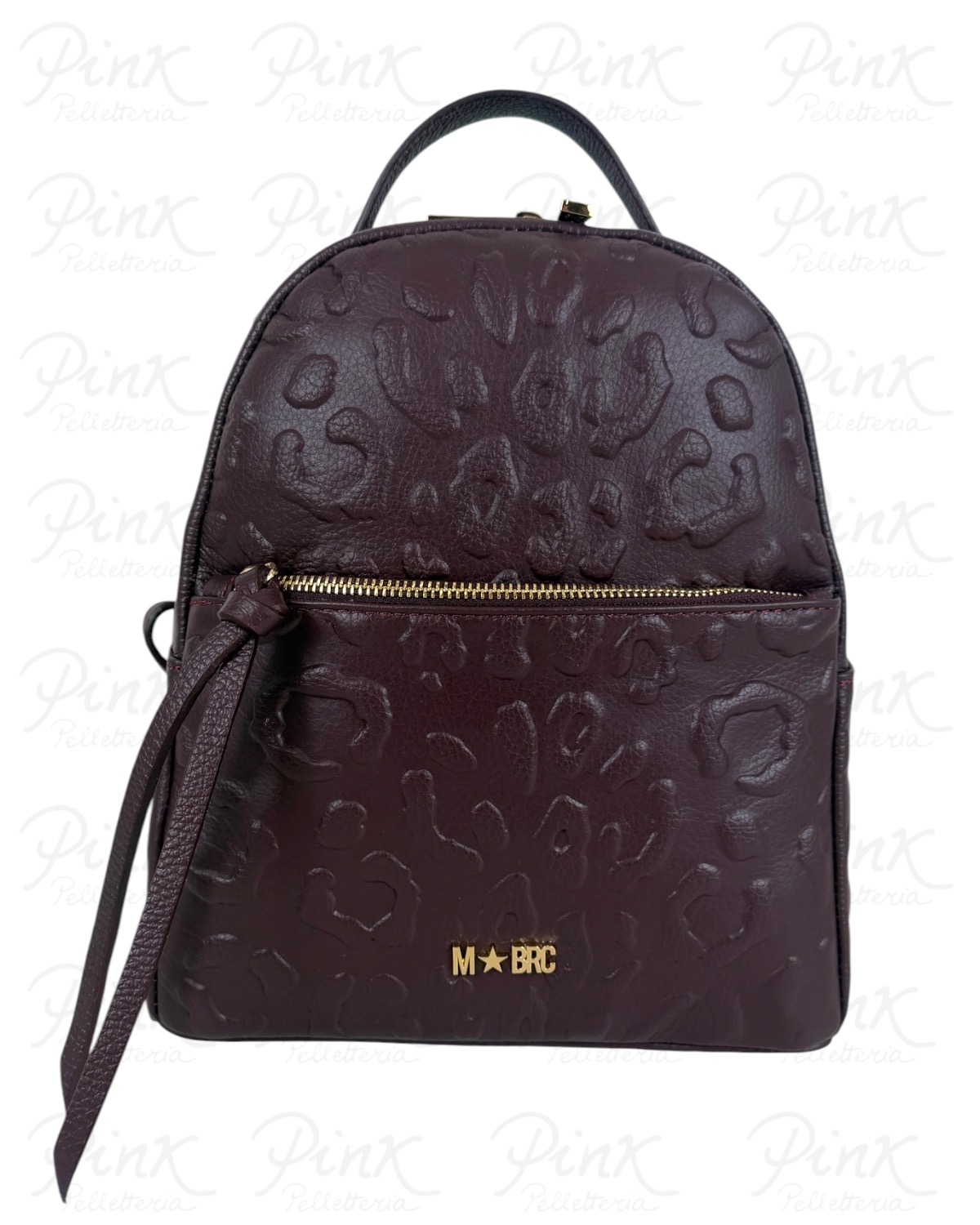 M*BRC Print Zaino I204 Burgundy