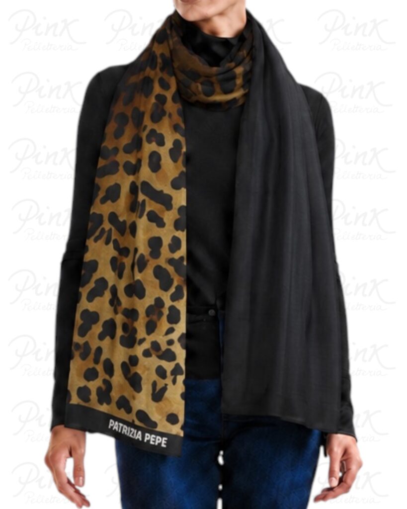 PATRIZIA PEPE Pashmina 8F0024 A0641 YA56 Leopard Print