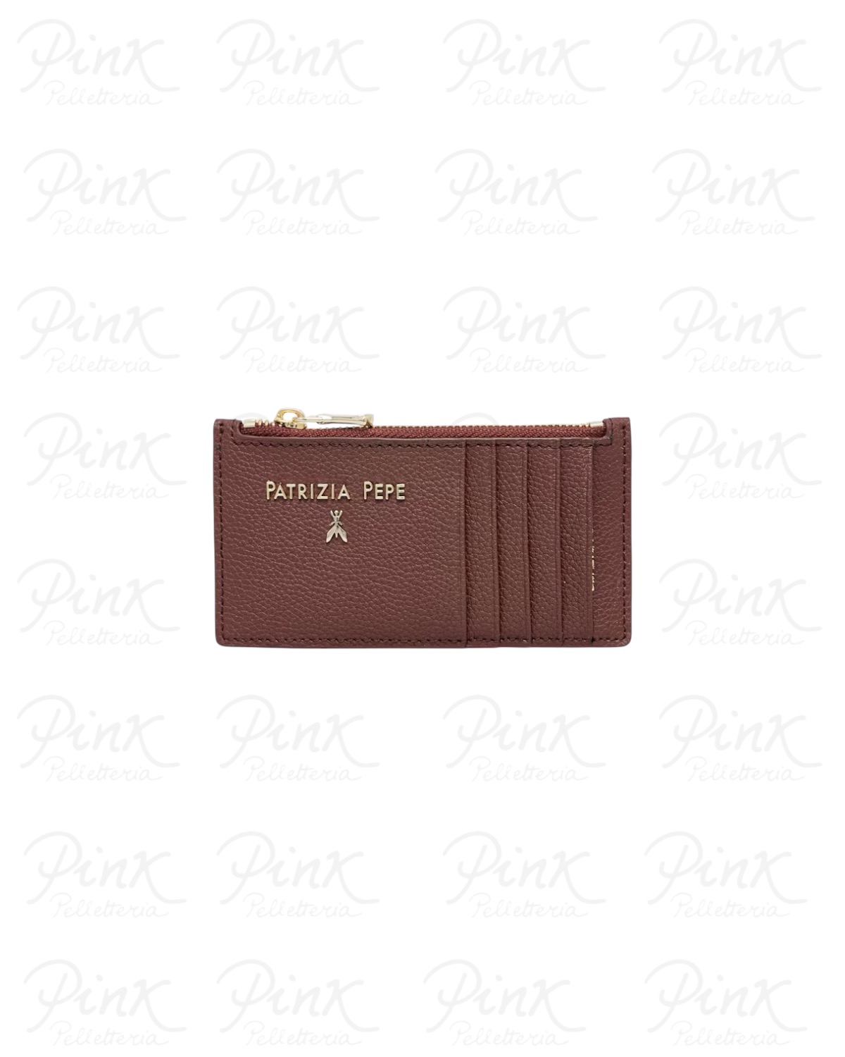 PATRIZIA PEPE Portacarte c/Zip CQ9105 L001 B861 Hot Brown