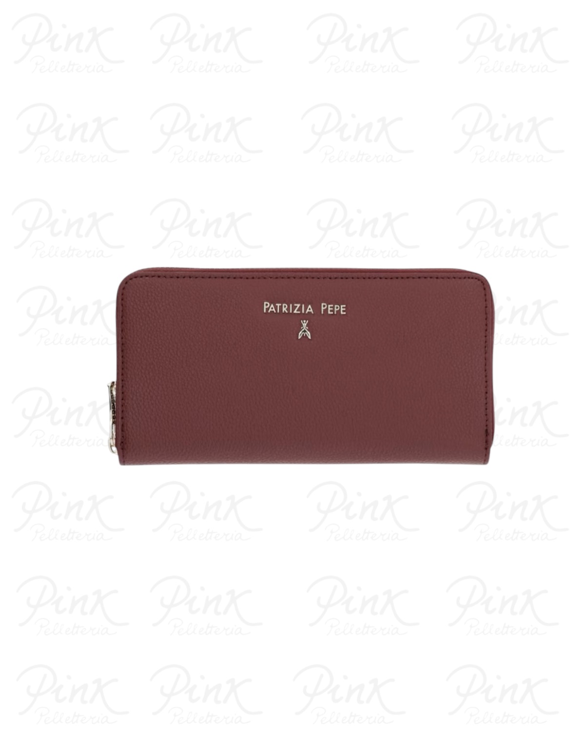 PATRIZIA PEPE Portafoglio Zip Around L. CQ4879 L001 B861 Hot Brown