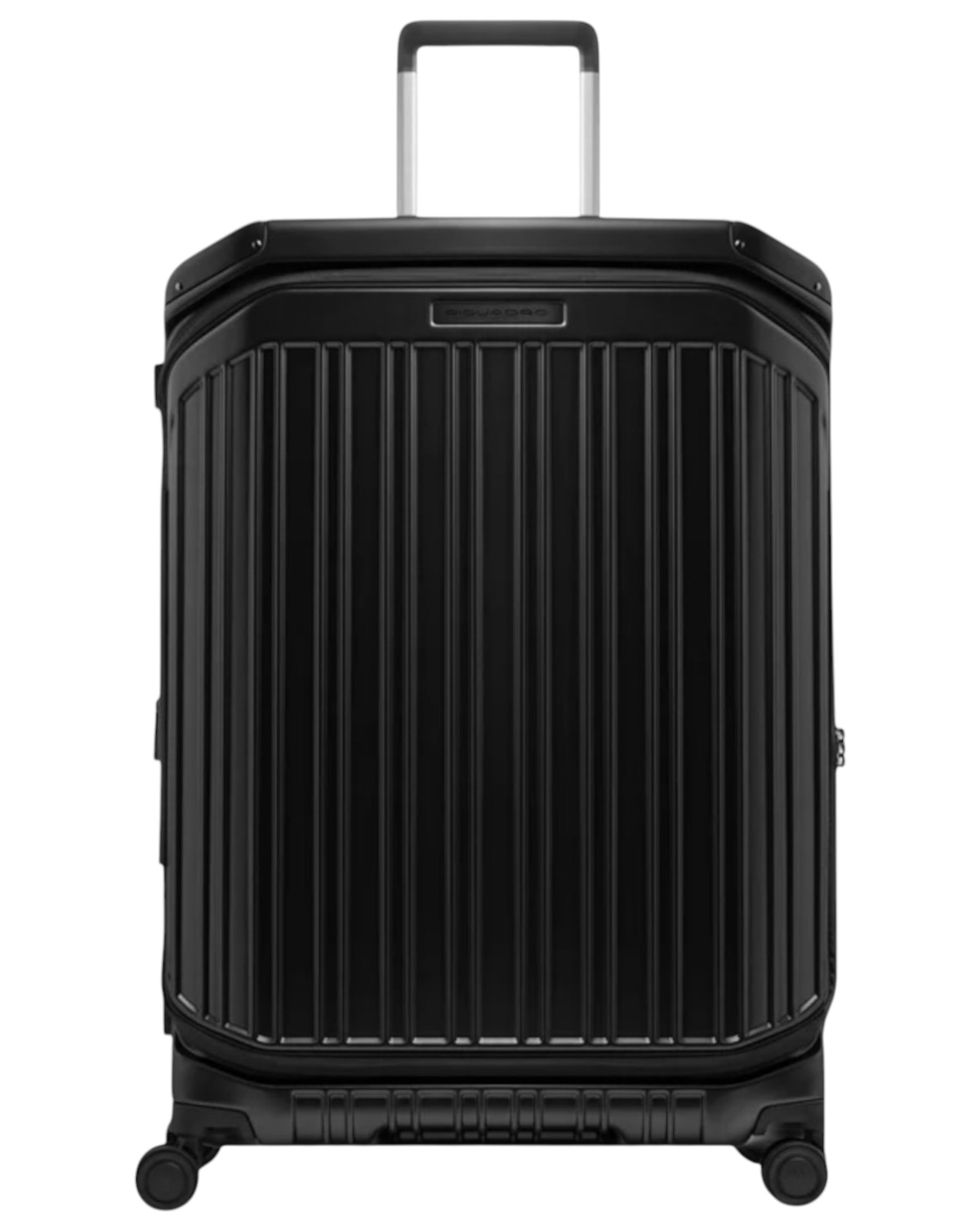 PIQUADRO Trolley Large Front. 4 Ruote in Policarbonato BV7247PQL/NO Nero