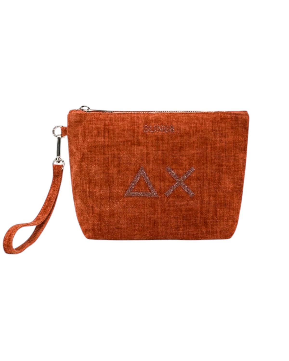 SUN68 Woman Velvet Mini Pouche W46202-36 Rust
