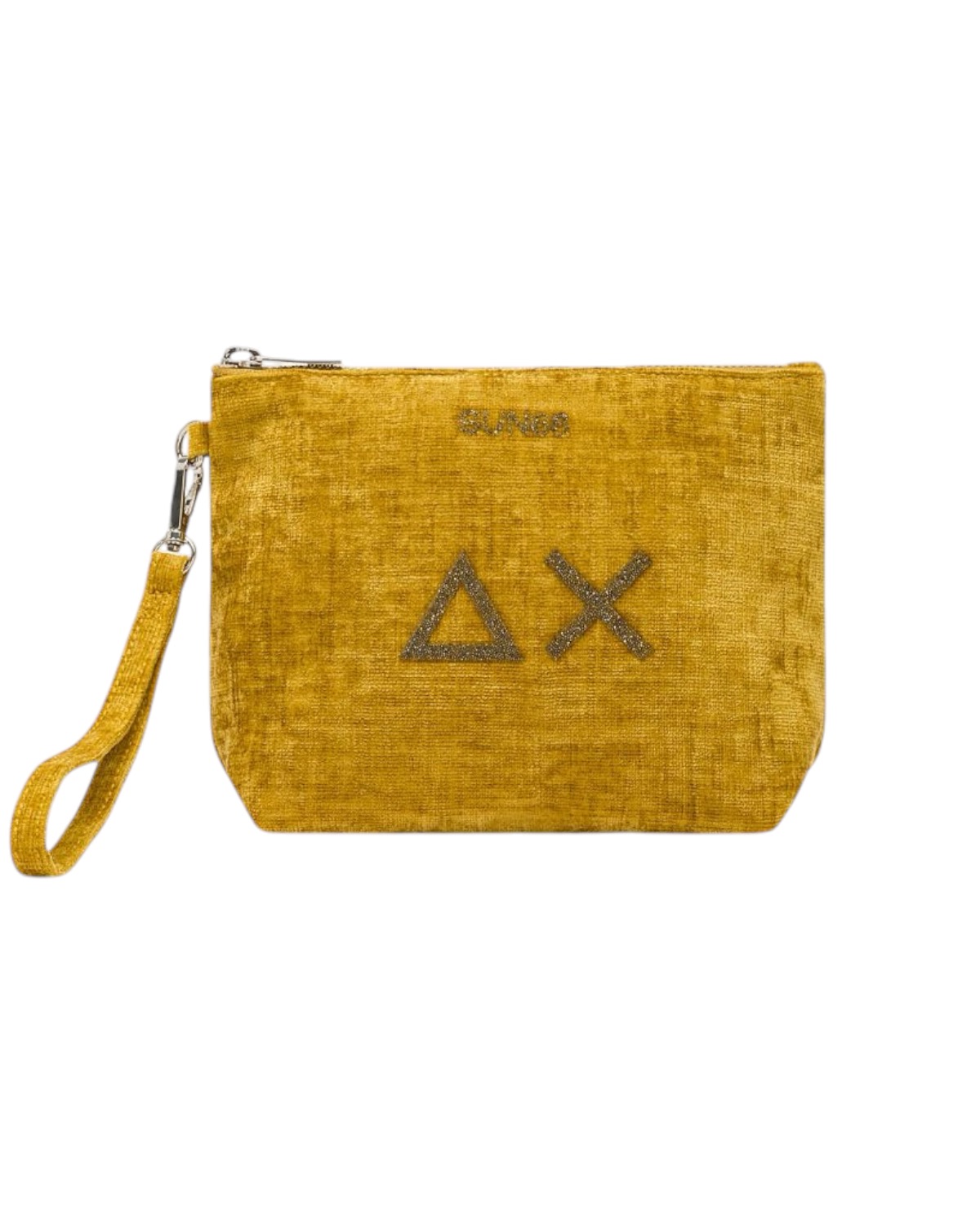 SUN68 Woman Velvet Mini Pouche W46202-40 Giallo Sole