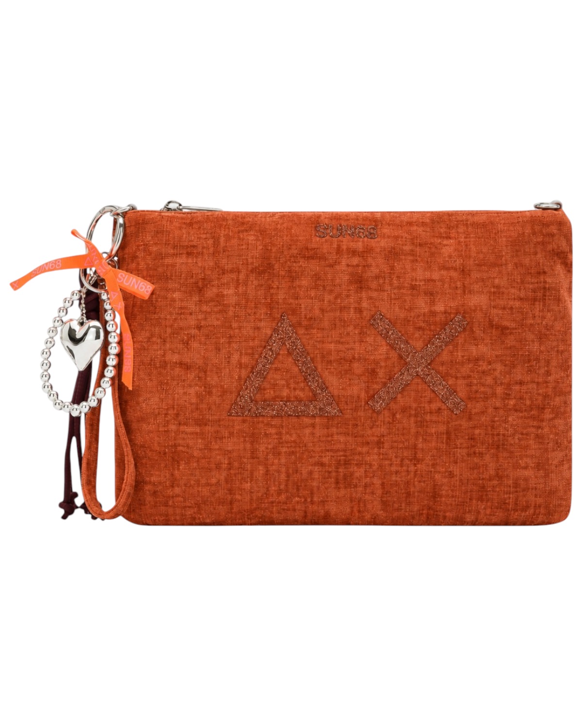 SUN68 Woman Velvet Pochette c/Tracolla W46203-36 Rust