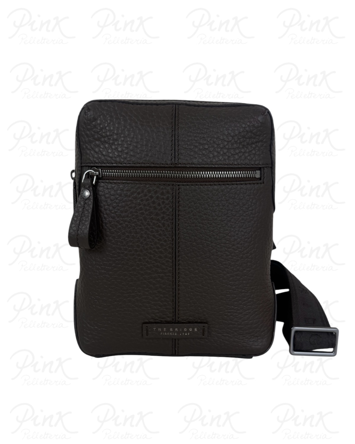 THE BRIDGE Man Manfredi Crossbody 054706QQ-01Y Moka