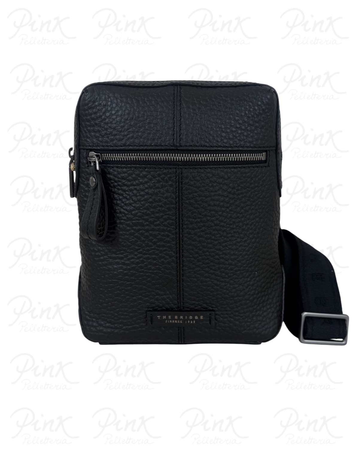 THE BRIDGE Man Manfredi Crossbody 054706QQ-7R Nero