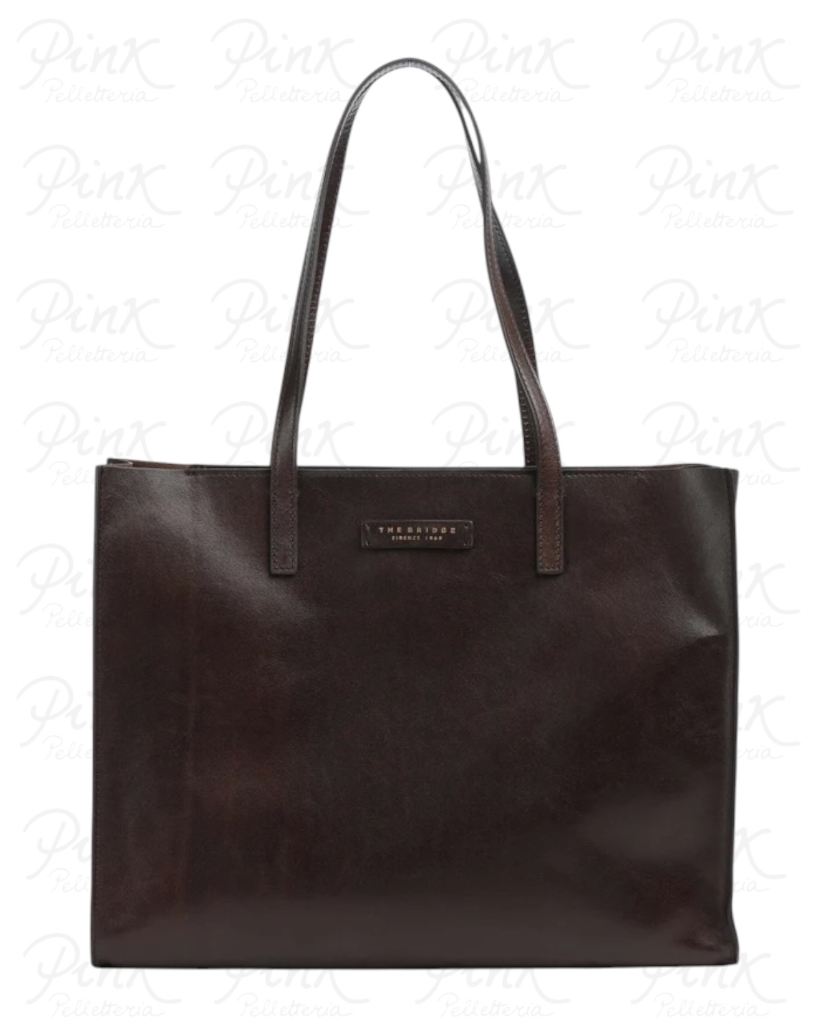 THE BRIDGE Woman Mirra Shopping Bag 04131401-TV Moka