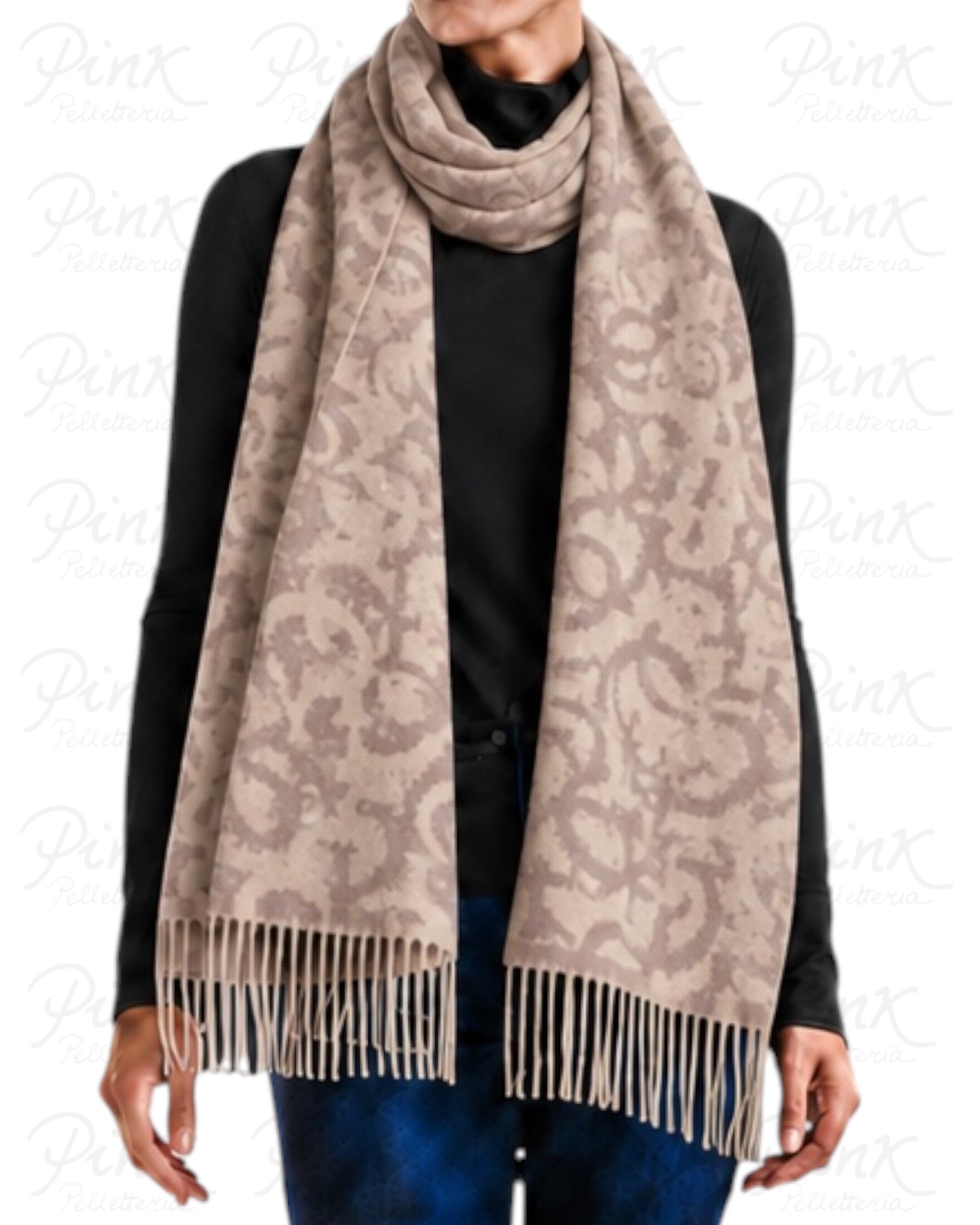 GUESS Jacquard Scarf AW5672POL03 GRI Granite - immagine 2