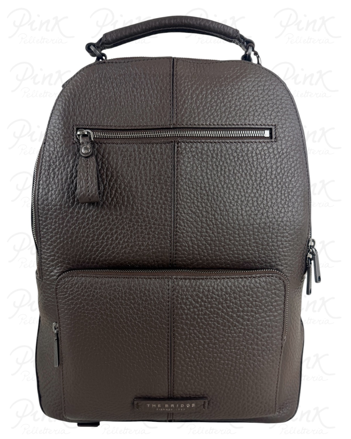 THE BRIDGE Man Manfredi Backpack 064716QQ-01Y Moka