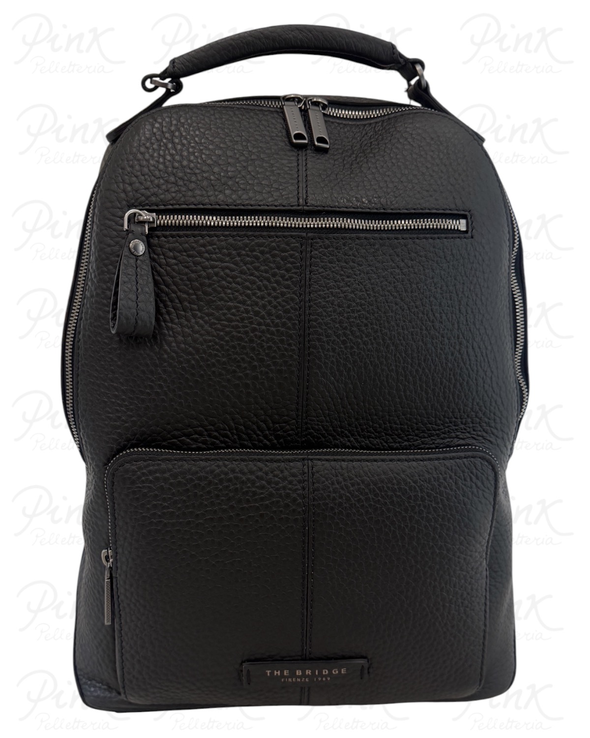 THE BRIDGE Man Manfredi Backpack 064716QQ-7R Nero