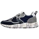 VOILE BLANCHE Man Club01 Sneaker 0012017465-16-1C05 Blue-Grey