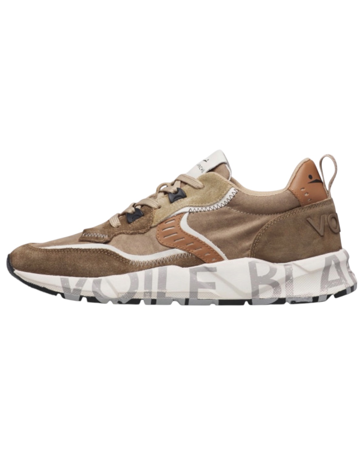 VOILE BLANCHE Man Club01 Sneaker 0012017465-17-0D01 Dark Brown