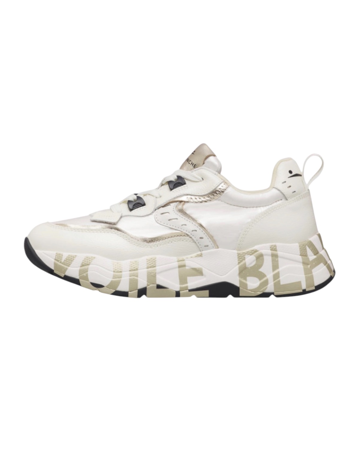 VOILE BLANCHE Woman Club105 Sneaker 0012017475-40-3N23 Off White-Champagne