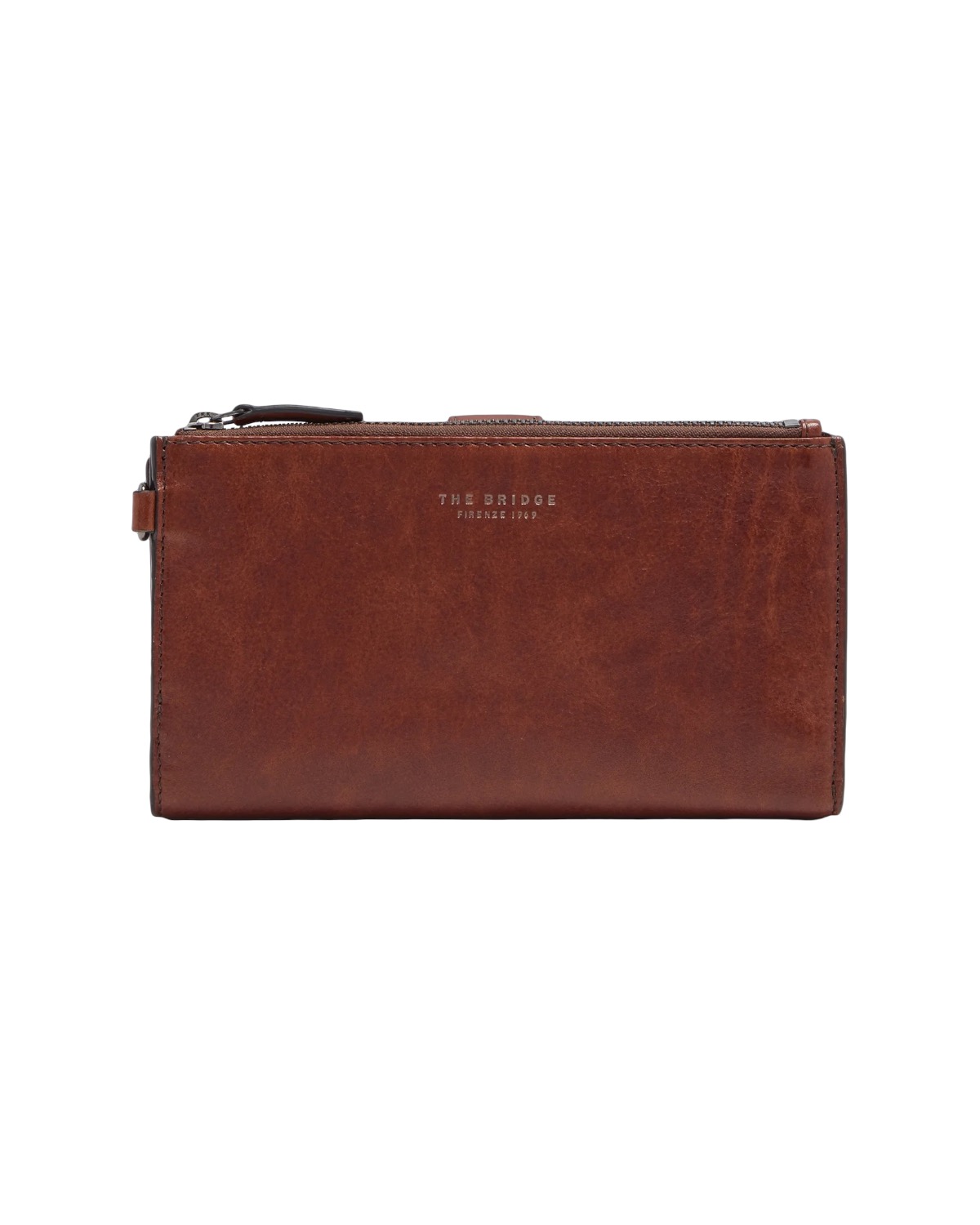 THE BRIDGE Lupo Wallet Phone Case 01328601-1A Marrone