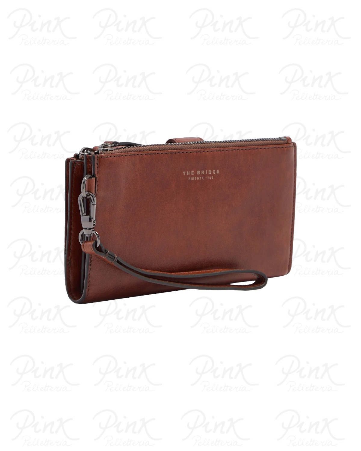 THE BRIDGE Lupo Wallet Phone Case 01328601-1A Marrone - immagine 4