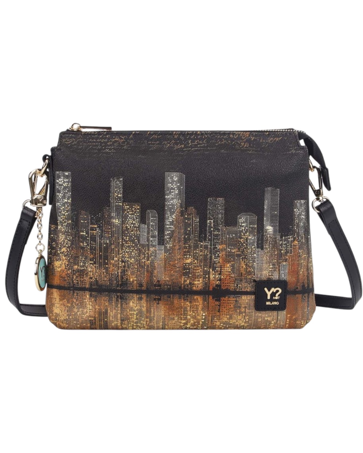 YNOT Yes Tracolla 3 Scomparti YES630F7 Black